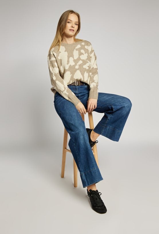 Wzorzysty sweter