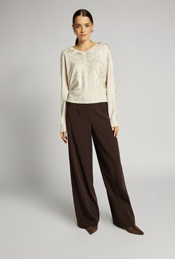 Wzorzysty sweter