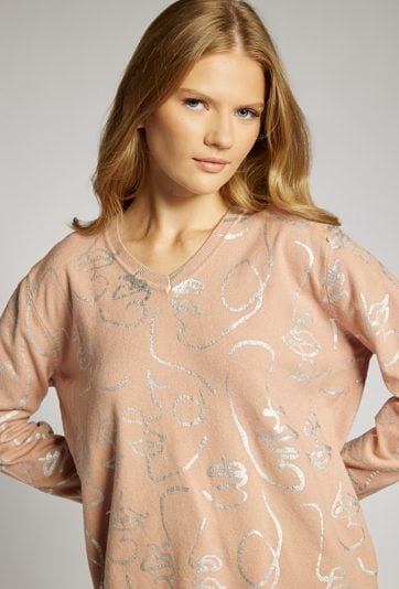 Wzorzysty sweter