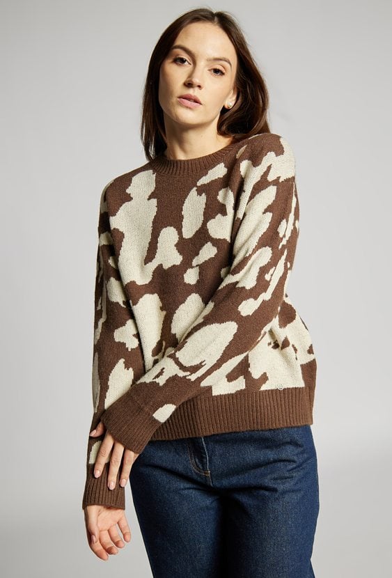 Wzorzysty sweter