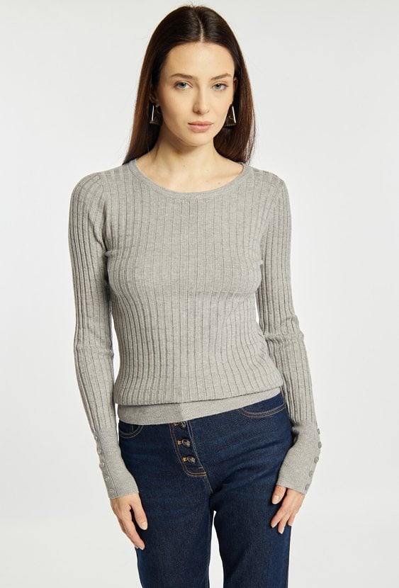 Dopasowany sweter damski