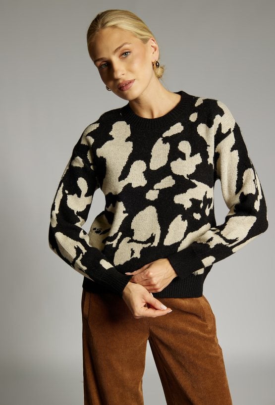 Wzorzysty sweter