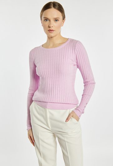 Dopasowany sweter damski