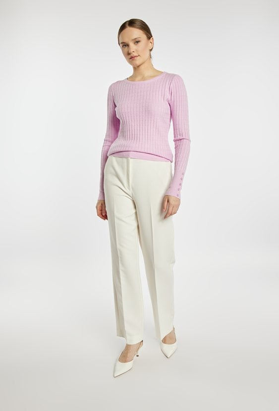 Dopasowany sweter damski