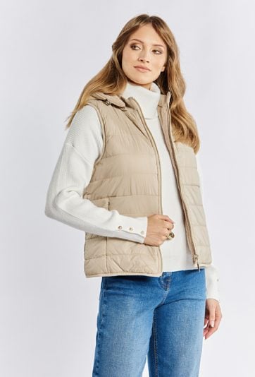 Dwustronna kamizelka damska