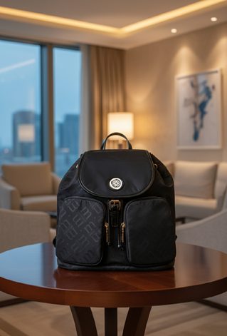 Duży plecak z kieszonkami