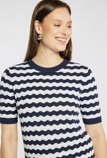 Sweter damski z wzorem