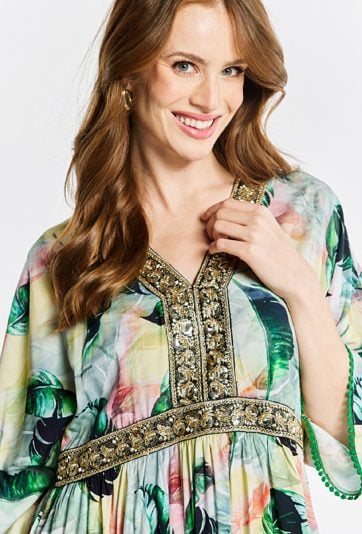 Sukienka damska o luźnym fasonie