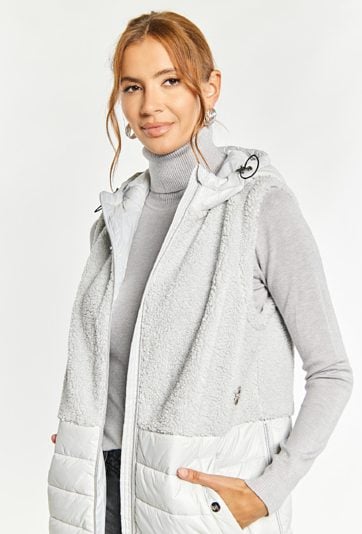 Kamizelka damska z kapturem