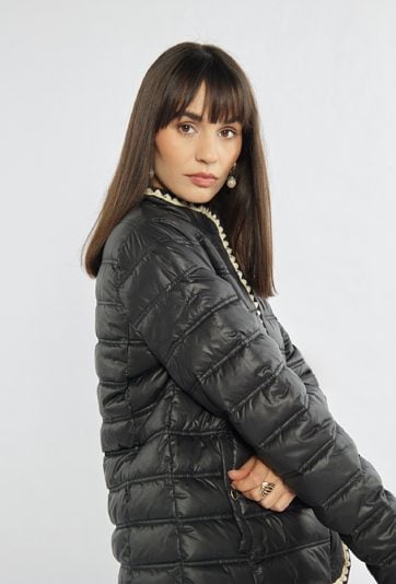 Elegancka pikowana kurtka