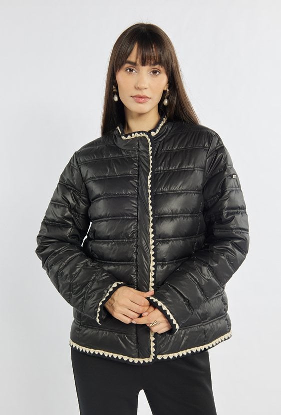 Elegancka pikowana kurtka