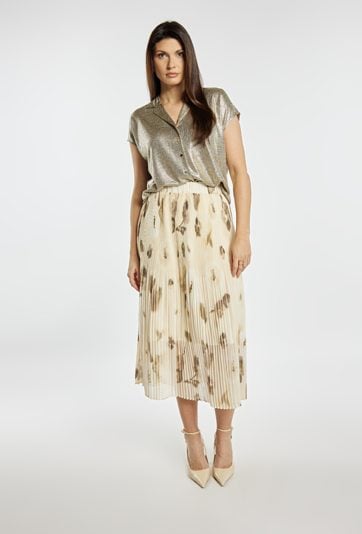 Elegancka spódnica z wzorem