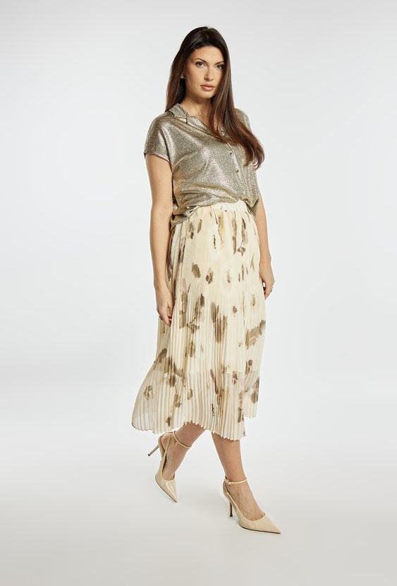 Elegancka spódnica z wzorem