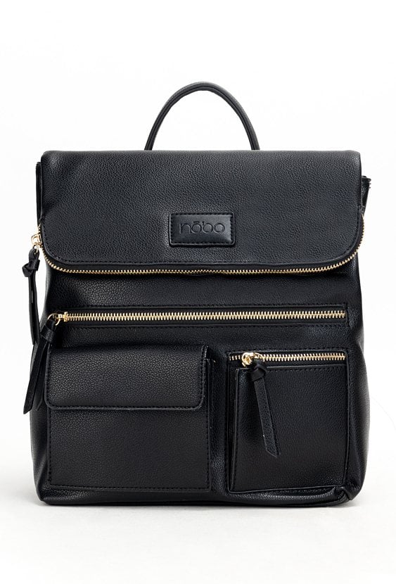 Czarny plecak Nobo z kieszeniami
