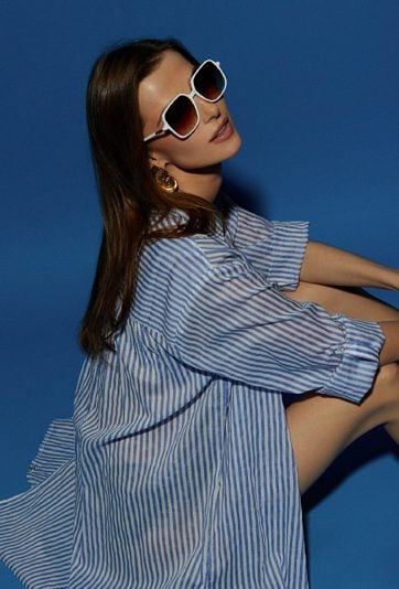 Pareo damskie w formie koszuli