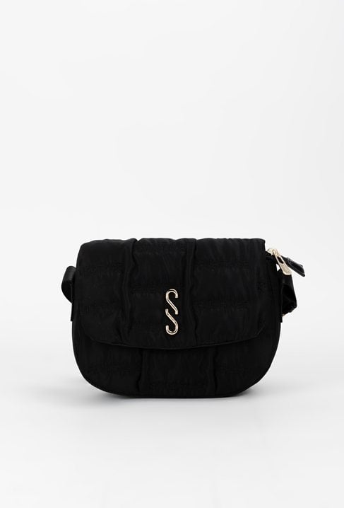 Mała tekstylna torba damska