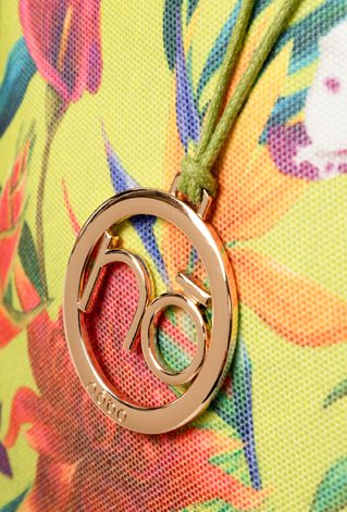 Materiałowa shopperka NOBO z hawajskim motywem