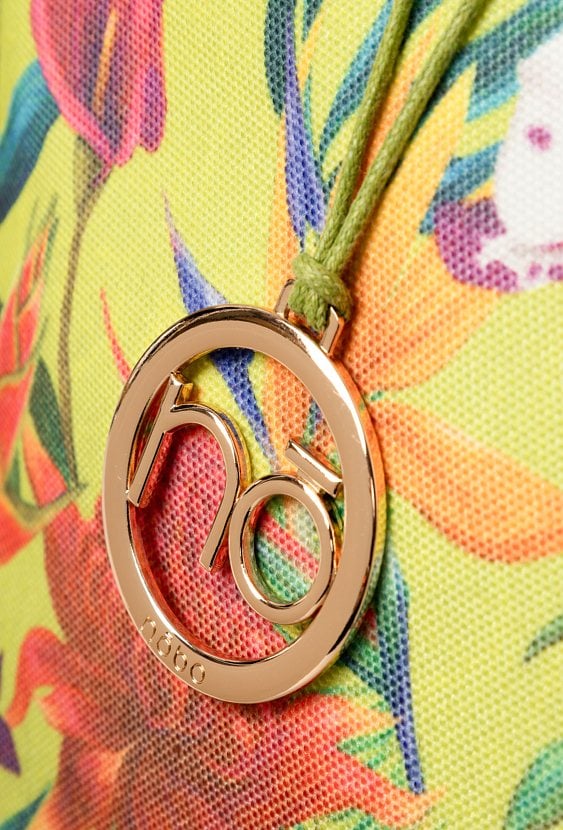 Materiałowa shopperka NOBO z hawajskim motywem