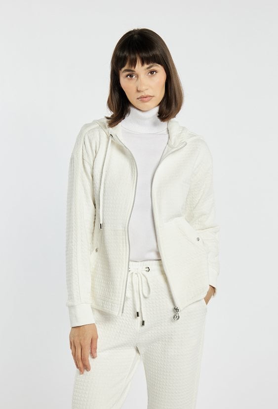 Rozpinana bluza z kapturem