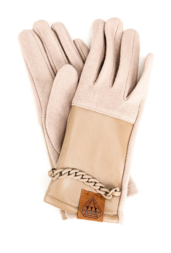 Rękawiczki z łańcuszkiem