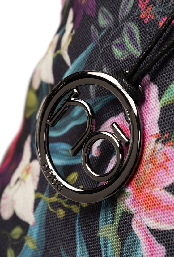 Materiałowa shopperka NOBO z hawajskim motywem