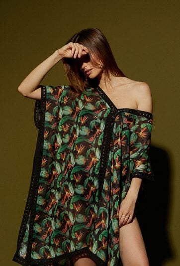 Wzorzyste pareo damskie