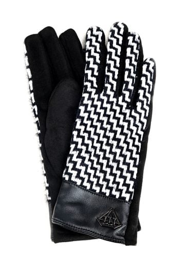 Stylowe rękawiczki z wzorem