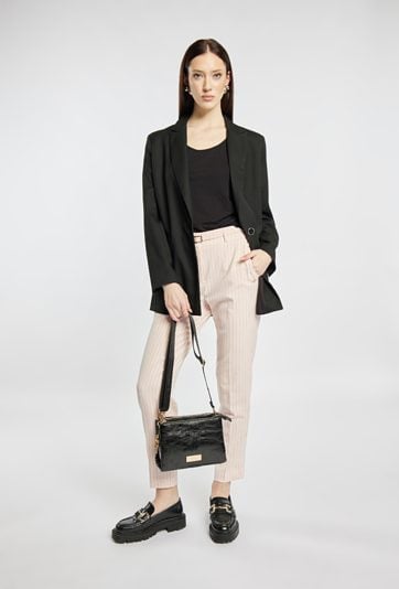 Trzykomorowa torba damska