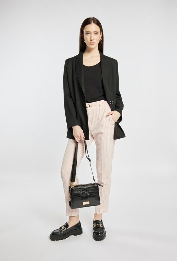 Trzykomorowa torba damska