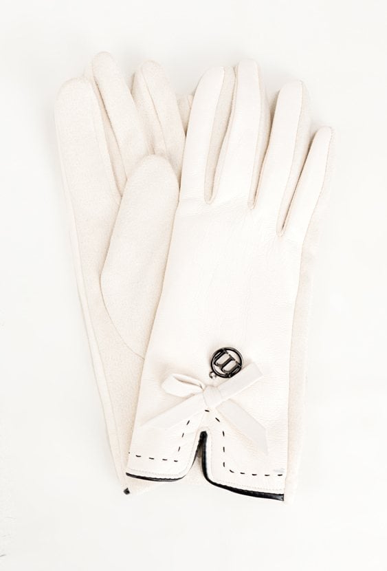 Rękawiczki z kokardką