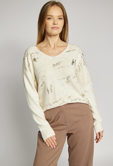 Sweter ze wzorem