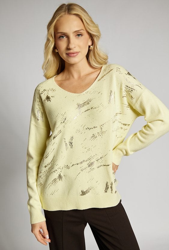 Sweter ze wzorem