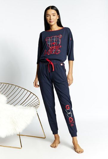 Bawełniany dół od piżamy