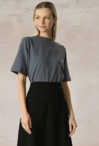 T-shirt o pudełkowym fasonie