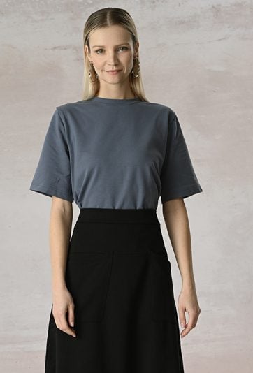 T-shirt o pudełkowym fasonie