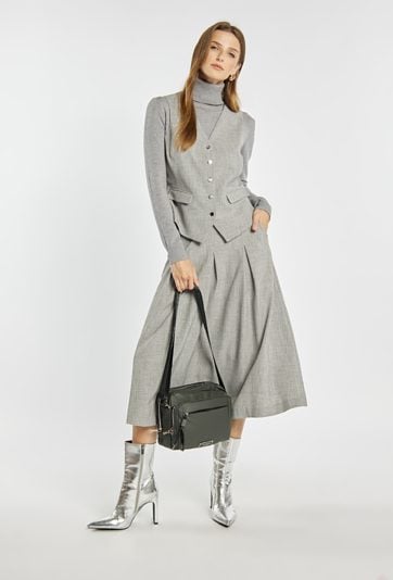 Pojemna torebka dwukomorowa