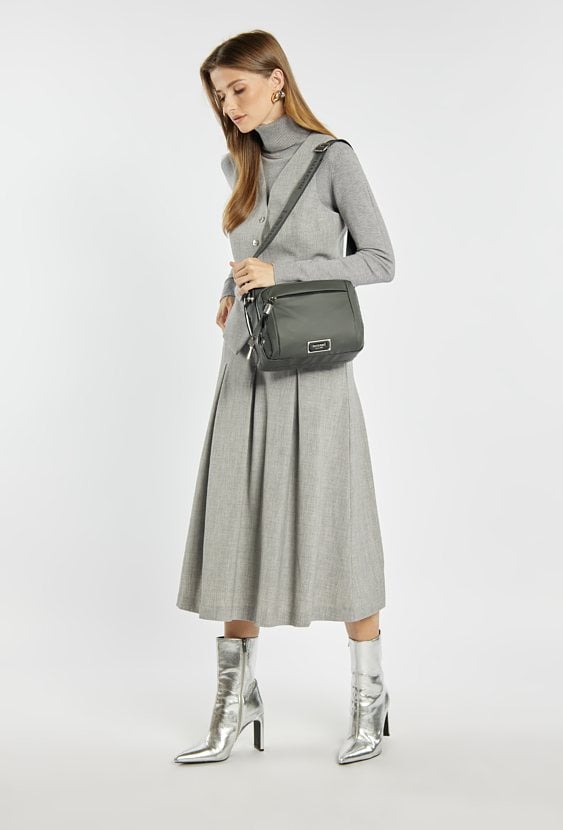 Pojemna torebka dwukomorowa