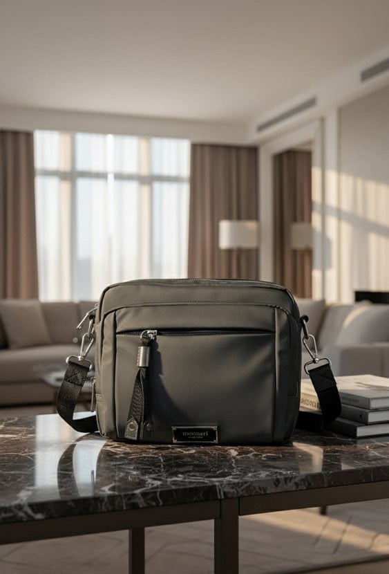 Pojemna torebka dwukomorowa