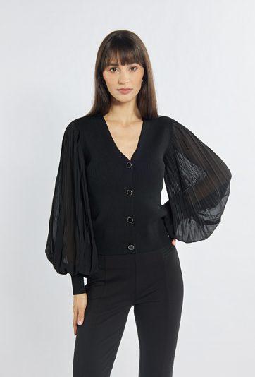 Elegancki sweter w czarnym kolorze