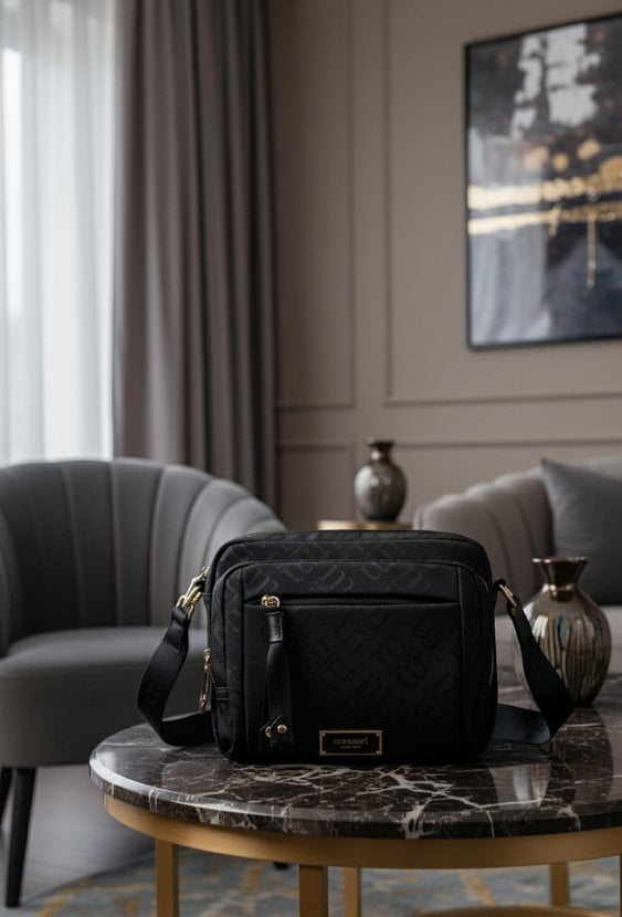 Pojemna torebka dwukomorowa