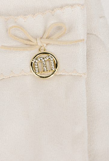 Klasyczne rękawiczki z kokardką