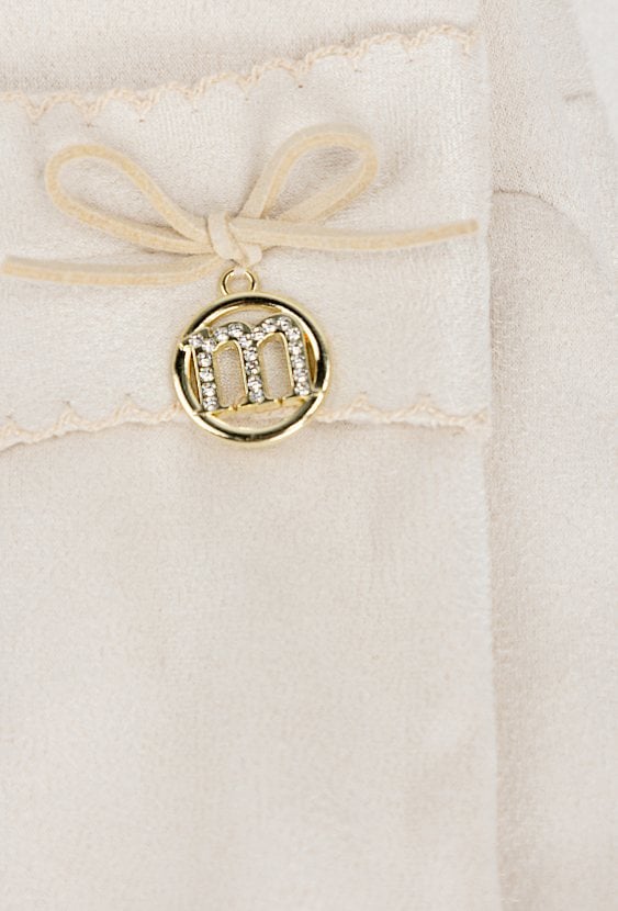 Klasyczne rękawiczki z kokardką