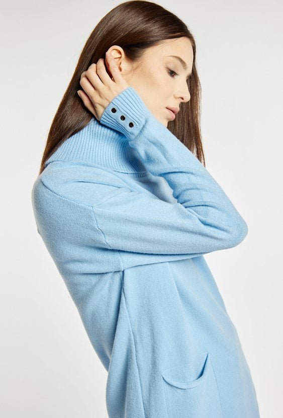 Sweter damski z golfem