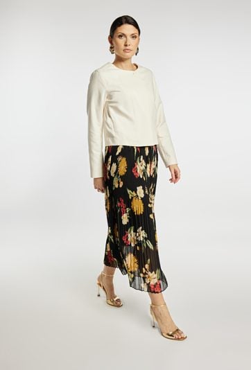 Elegancka spódnica z wzorem