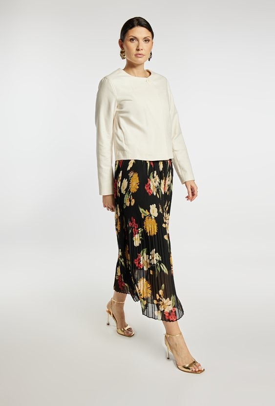 Elegancka spódnica z wzorem