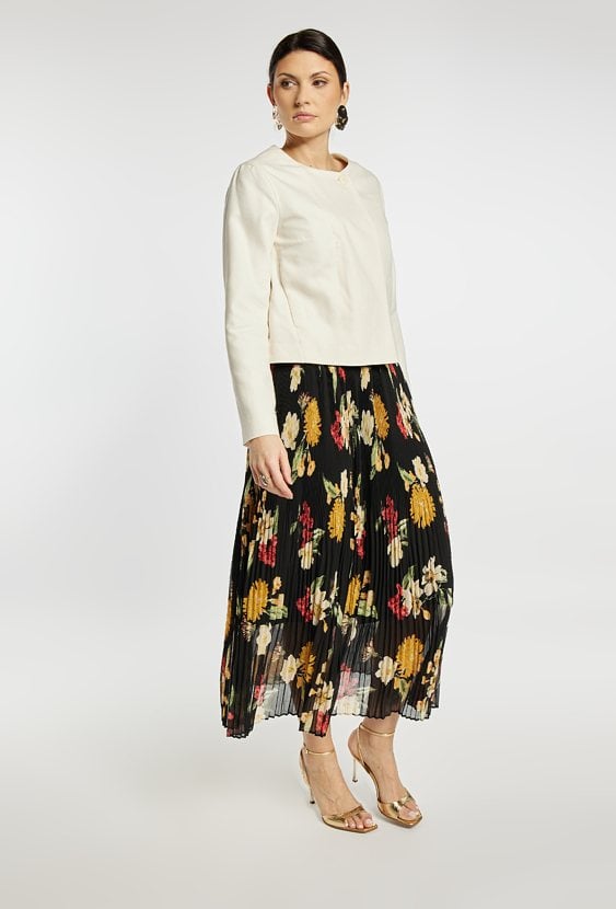 Elegancka spódnica z wzorem