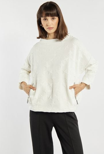 Bluza z kwiatowym motywem