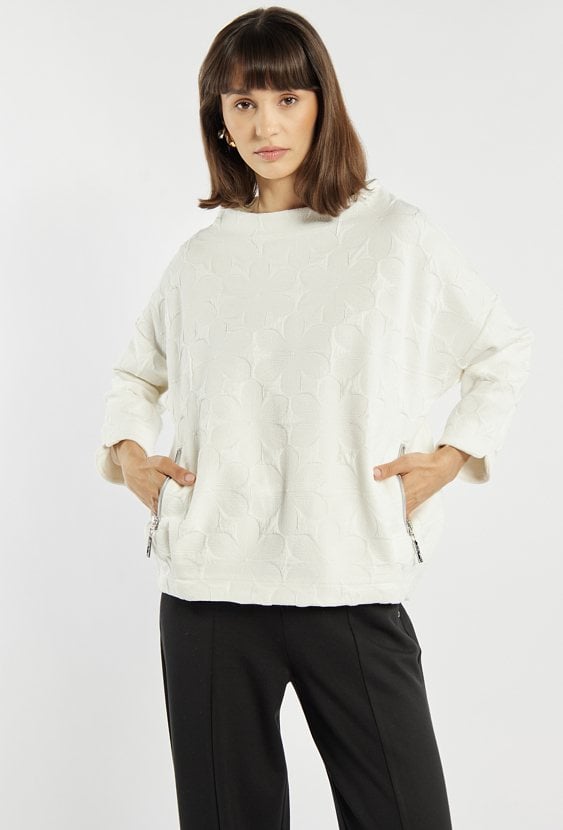 Bluza z kwiatowym motywem