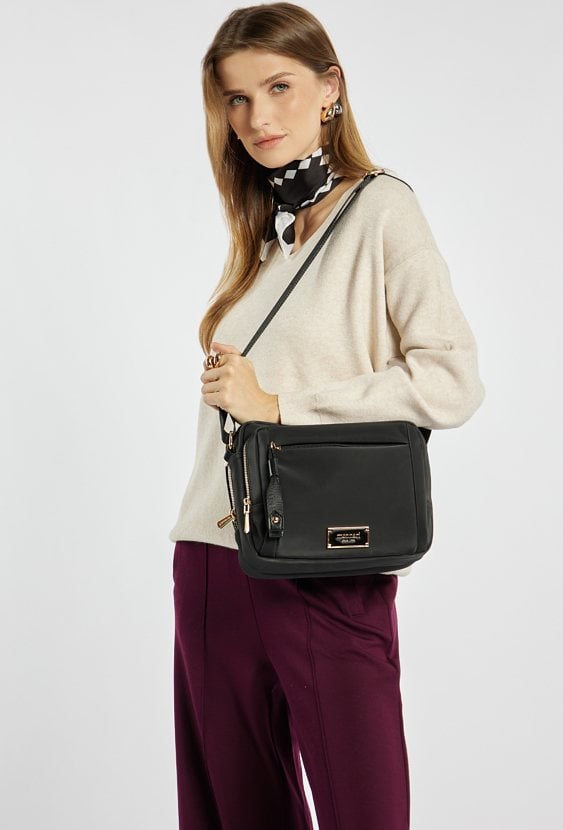 Pojemna torebka dwukomorowa