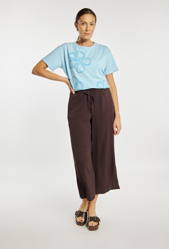 T-shirt z kwiatami